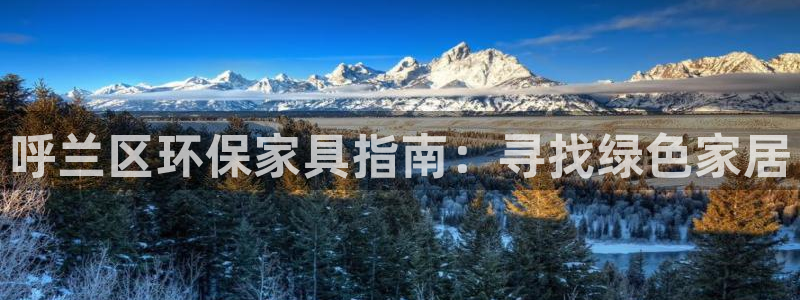 杏耀注册主管：呼兰区环保家具指南：寻找绿色家居
