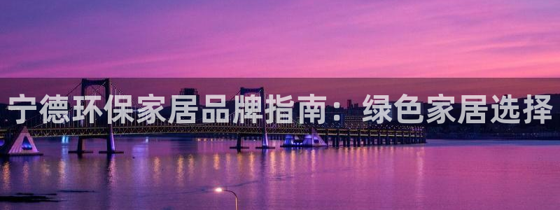杏耀平台手机app：宁德环保家居品牌指南：绿色家居选择