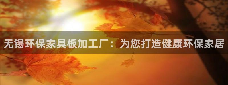 杏耀平台登录网址是什么：无锡环保家具板加工厂：为您打造健康环