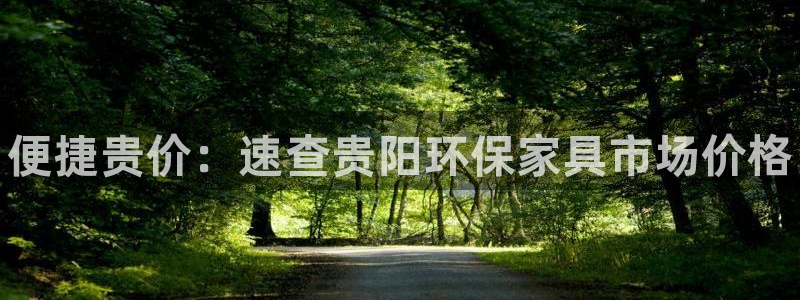 杏耀平台官方登陆：便捷贵价：速查贵阳环保家具市场价格